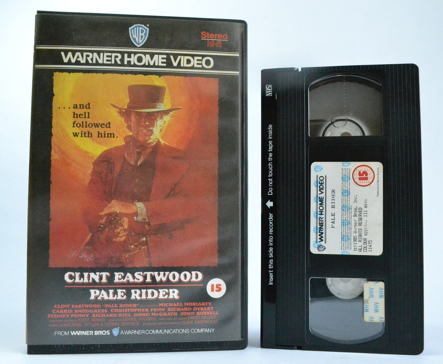 Pale Rider: Clint Eastwood - Large Box Pre-Cert - Old Western Action - VHS-