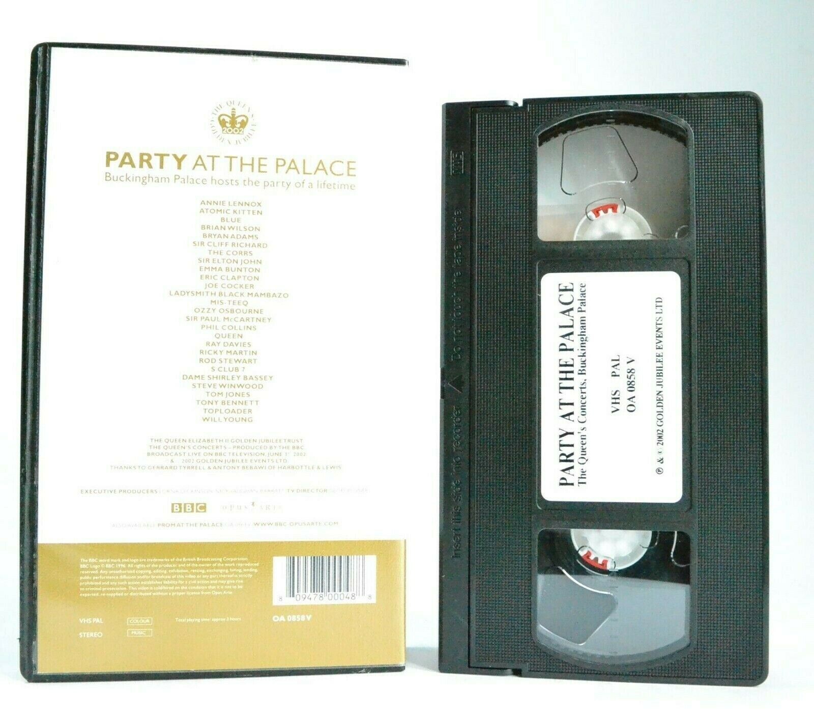 Party At The Palace: Queen's Concerts - Buckingham Palace - Live Music - Pal VHS-