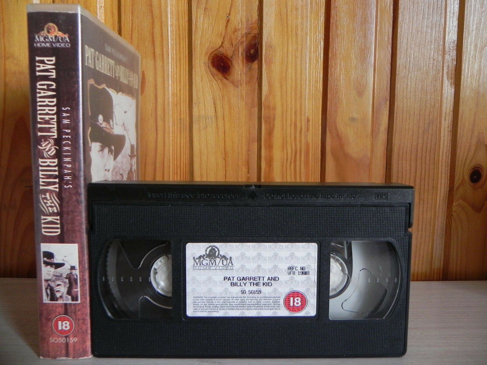 Pat Garrett And Billy The Kid - MGM/UA - Western - The Director's Cut - Pal VHS-