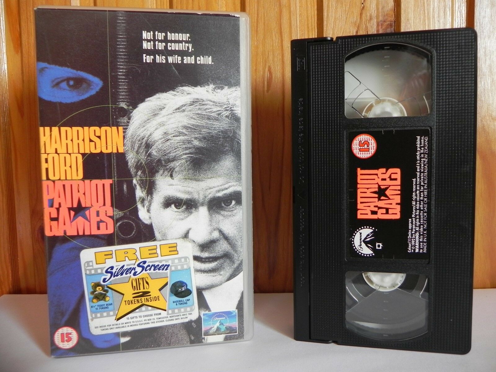 Patriot Games - Paramount - Thriller - Harrison Ford - Anne Archer - Pal VHS-