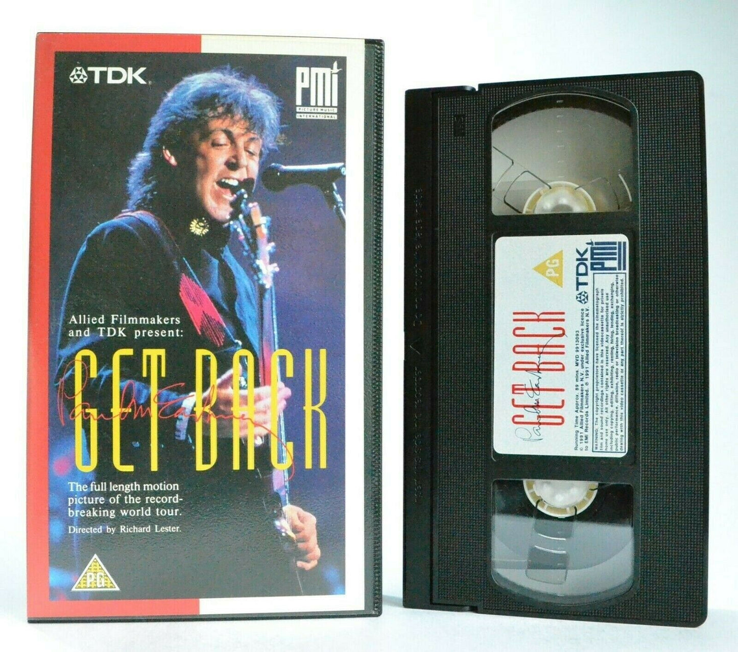 Paul McCartney: Get Back (1990) - Live Performance - World Tour - Music - VHS-