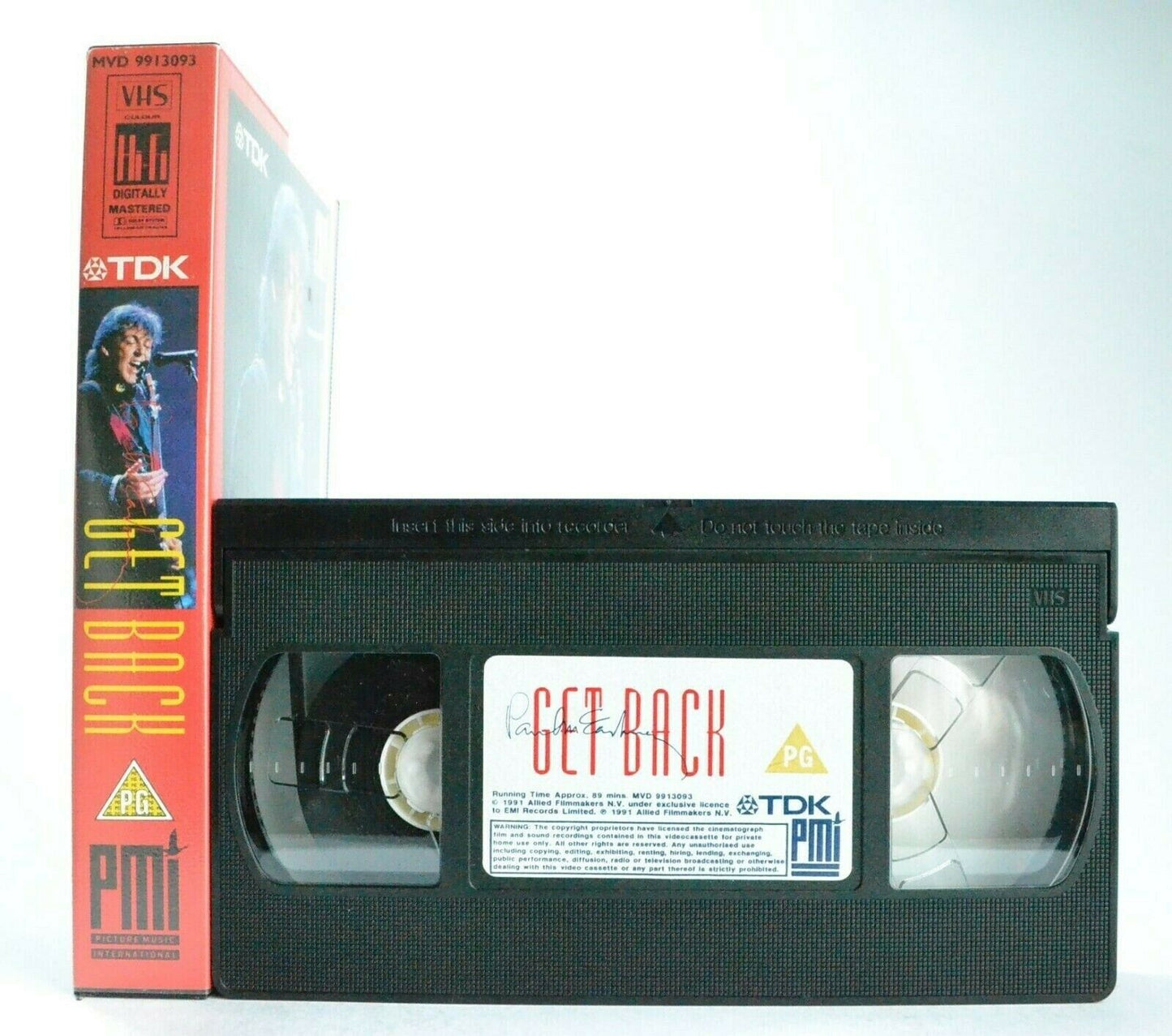 Paul McCartney: Get Back (1990) - Live Performance - World Tour - Music - VHS-