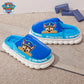 Paw Patrol Chase Winter Home Slippers Cute Autumn Boy Children Warmth Thick Plush PVC Non-Slip Leisure Shoes Soft Bedroom Floor-