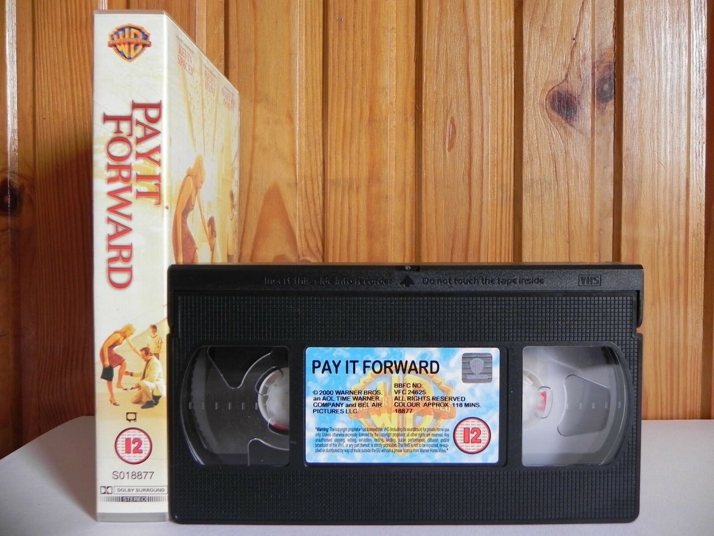 Pay It Forward - Warner Home - Drama - Kevin Spacey - Helen Hunt - Pal VHS-