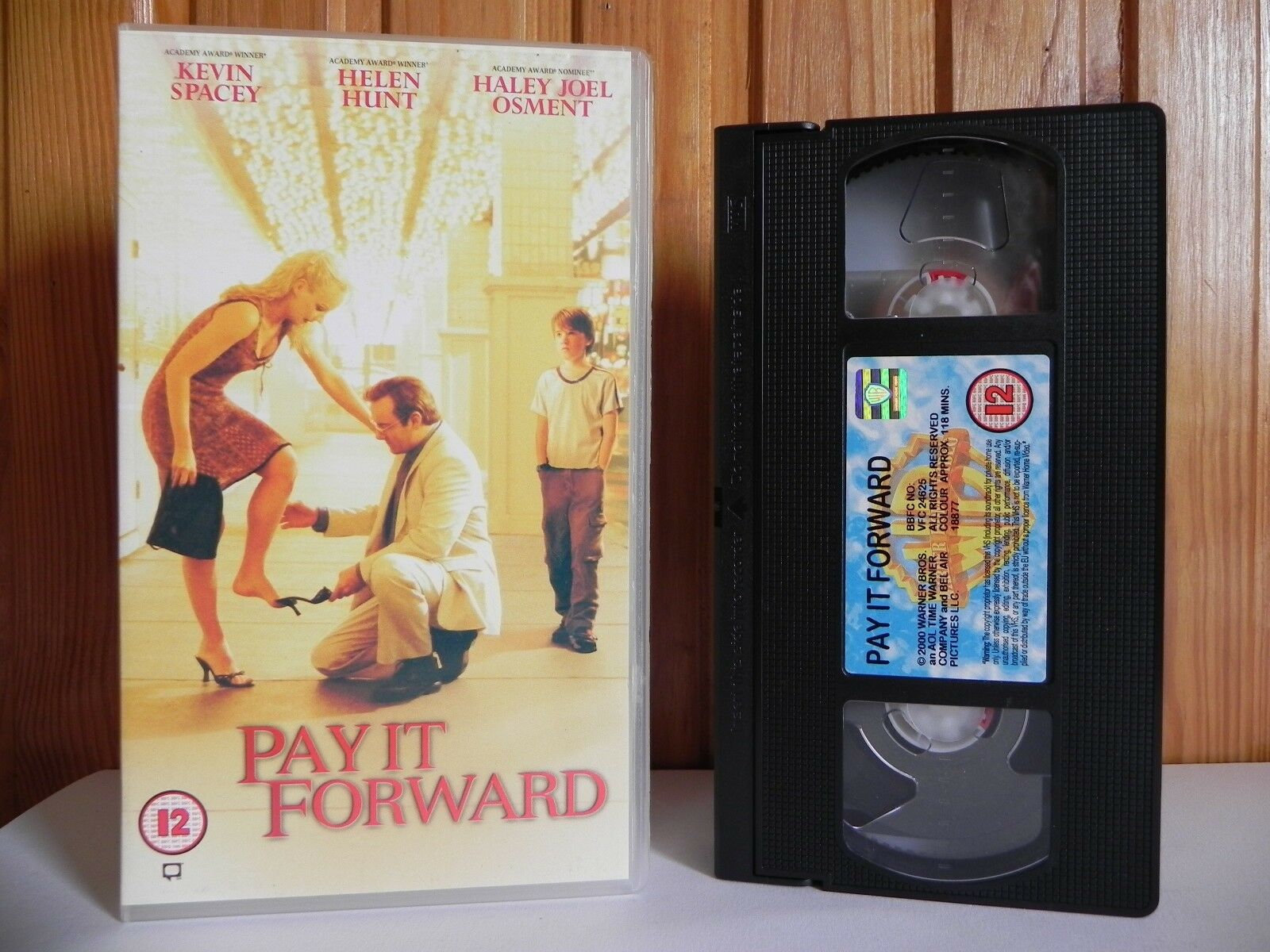 Pay It Forward - Warner Home - Drama - Kevin Spacey - Helen Hunt - Pal VHS-