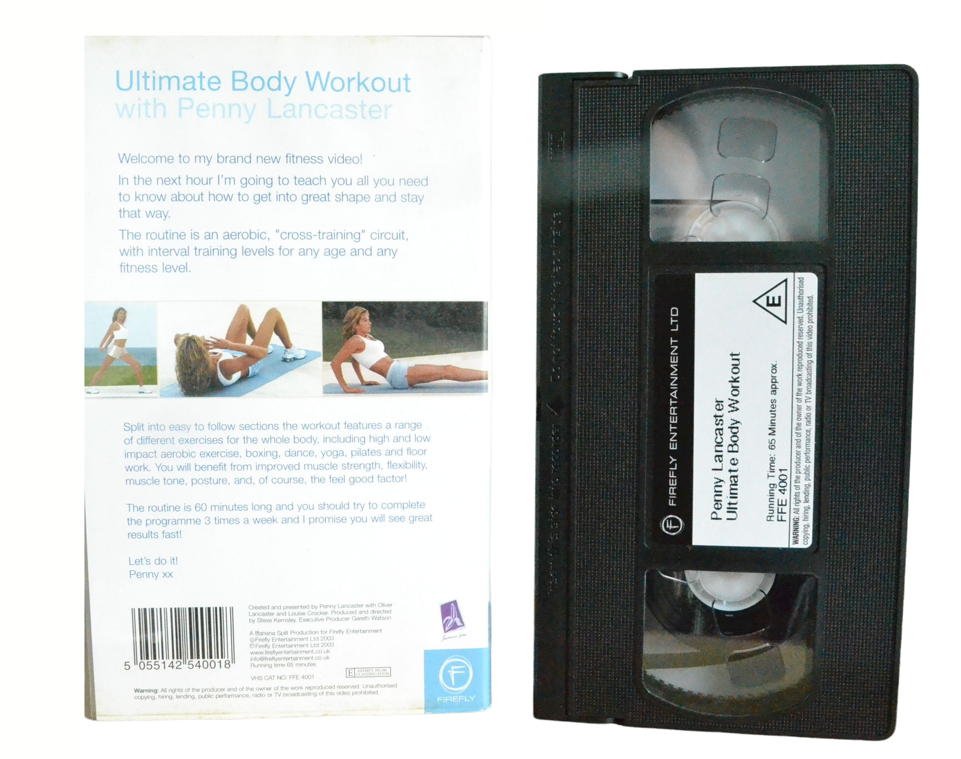 Penny Lancaster Ultimate Body Workout - Penny Lancaster - Firefly - Sports - Pal VHS-