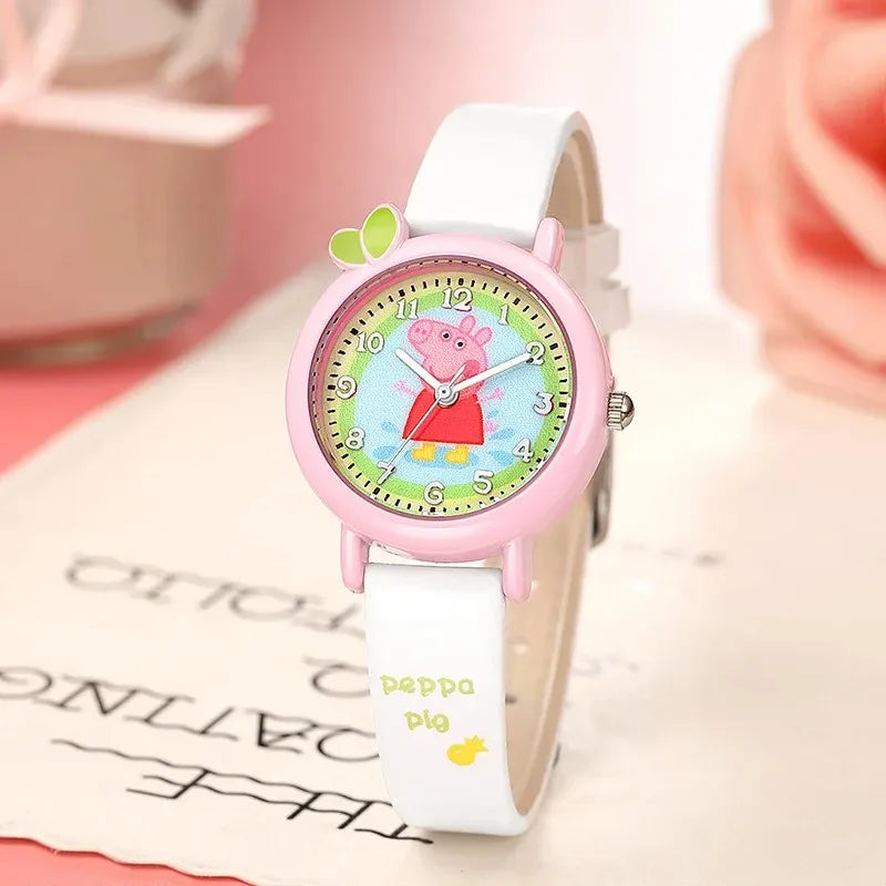 Peppa Pig Cartoon Watch - Electronic Waterproof Toy - Fun Quartz Watch for Kids - Great Educational Gift-1-