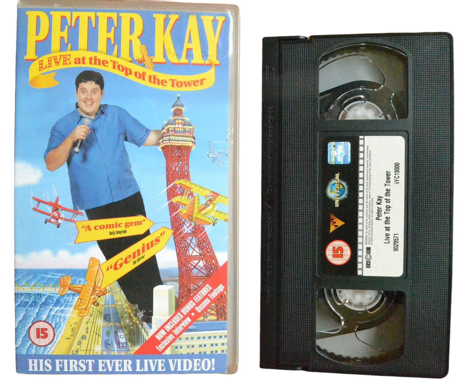 Peter Kay: Live at the Top of the Tower - Peter Kay - VVL - Vintage - Pal VHS-