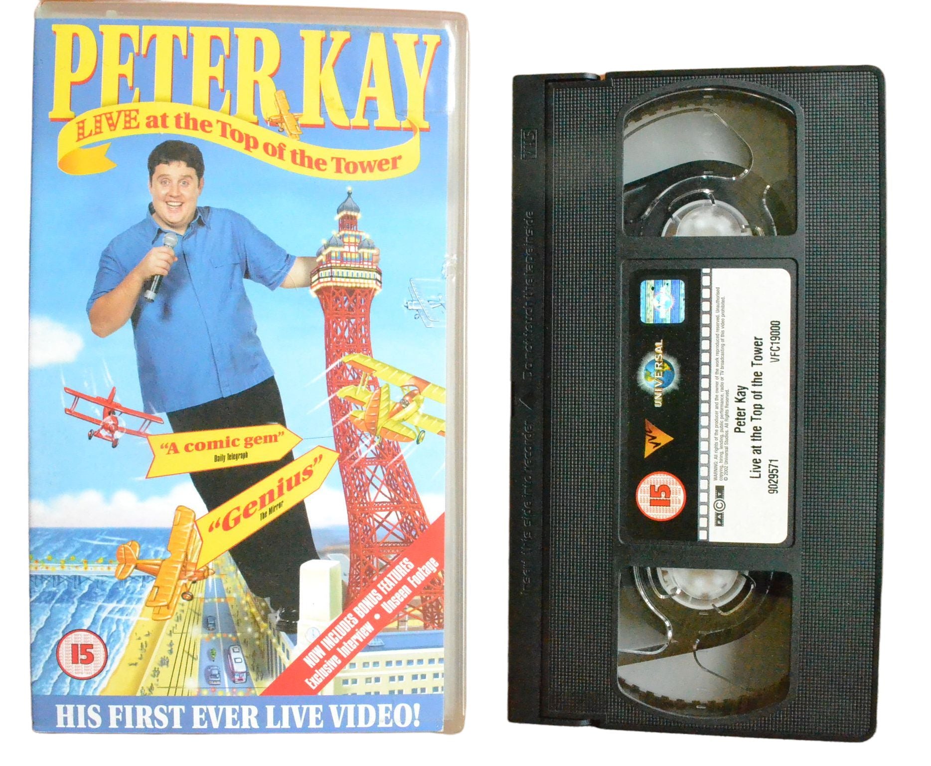 Peter Kay: Live at the Top of the Tower - Peter Kay - VVL - Vintage - Pal VHS-