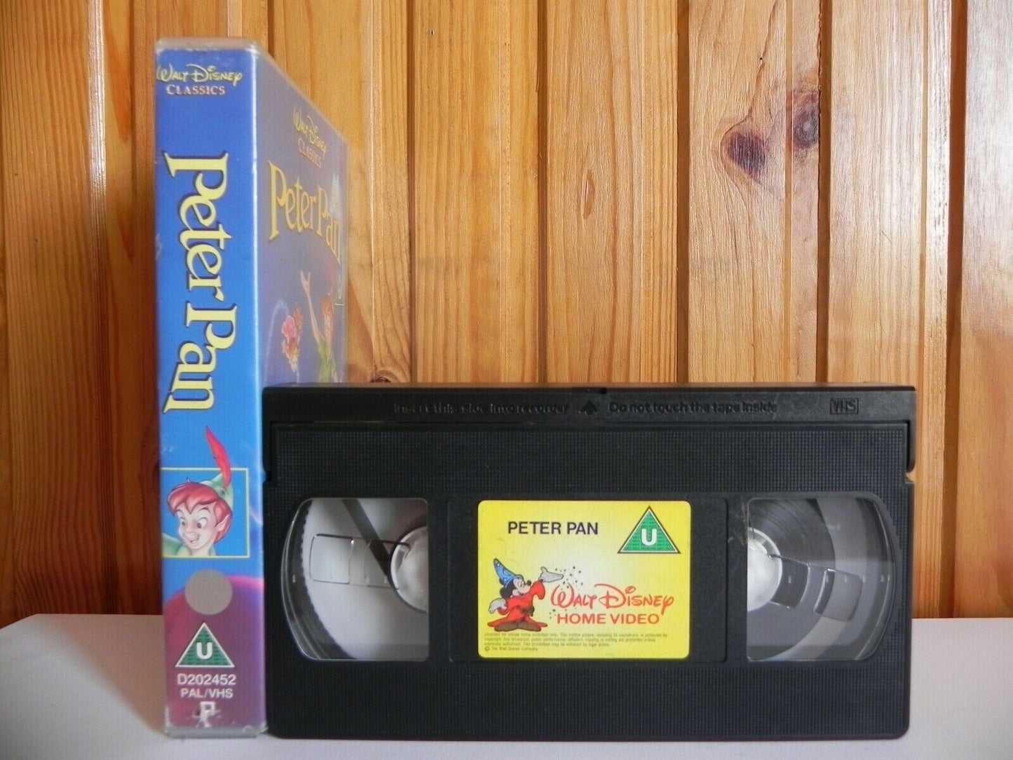 Peter Pan - Walt Disney Classics - Animated - Adventure - Children's - Pal VHS-