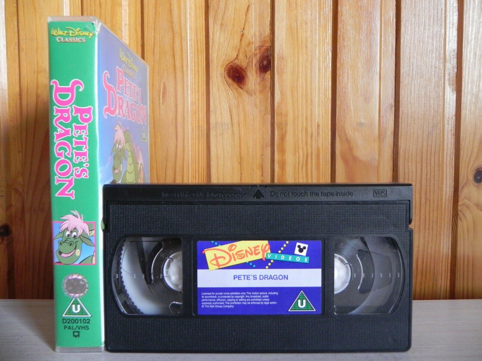 Pete's Dragon - Walt Disney Classics - Musical - Love Songs - Animated - VHS-