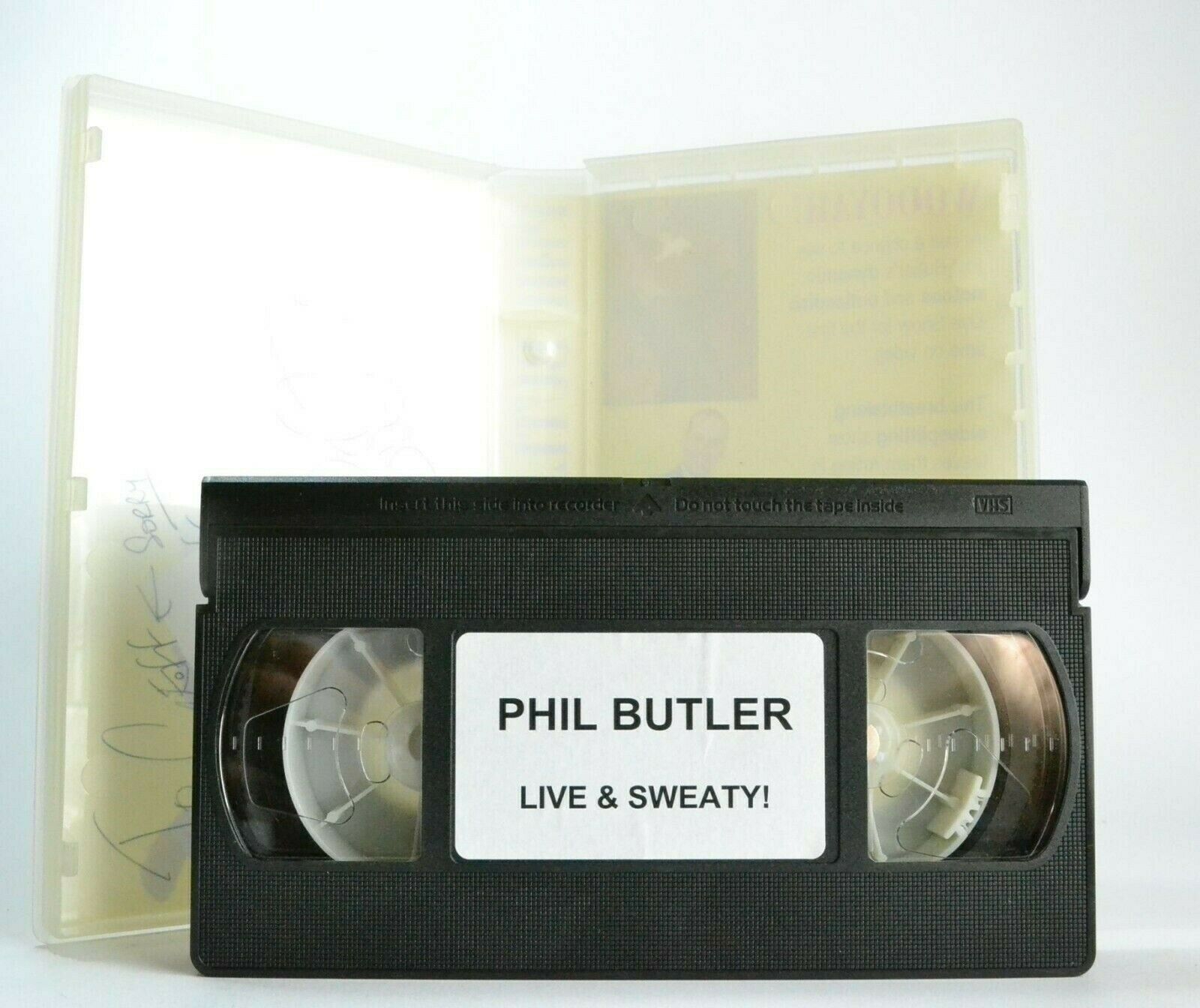 Phil Butler: Live And Sweaty - Woooyah - Stand-Up - Comedy - Signed Pal VHS-