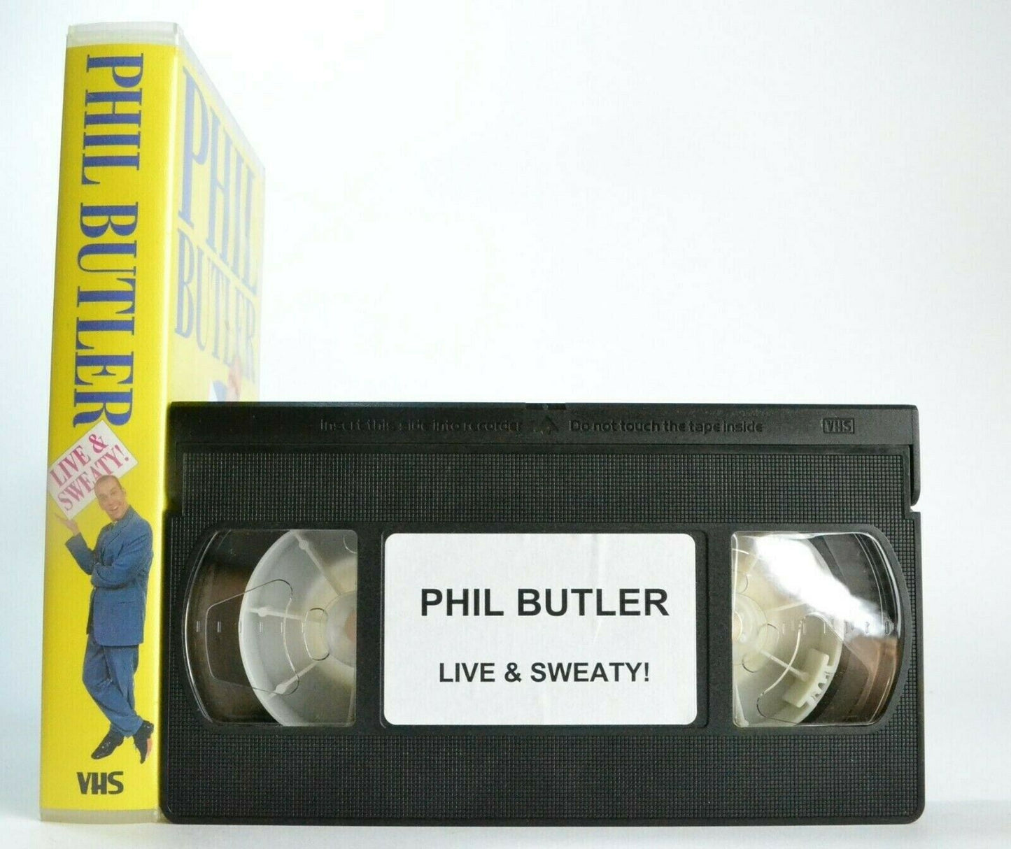 Phil Butler: Live And Sweaty - Woooyah - Stand-Up - Comedy - Signed Pal VHS-