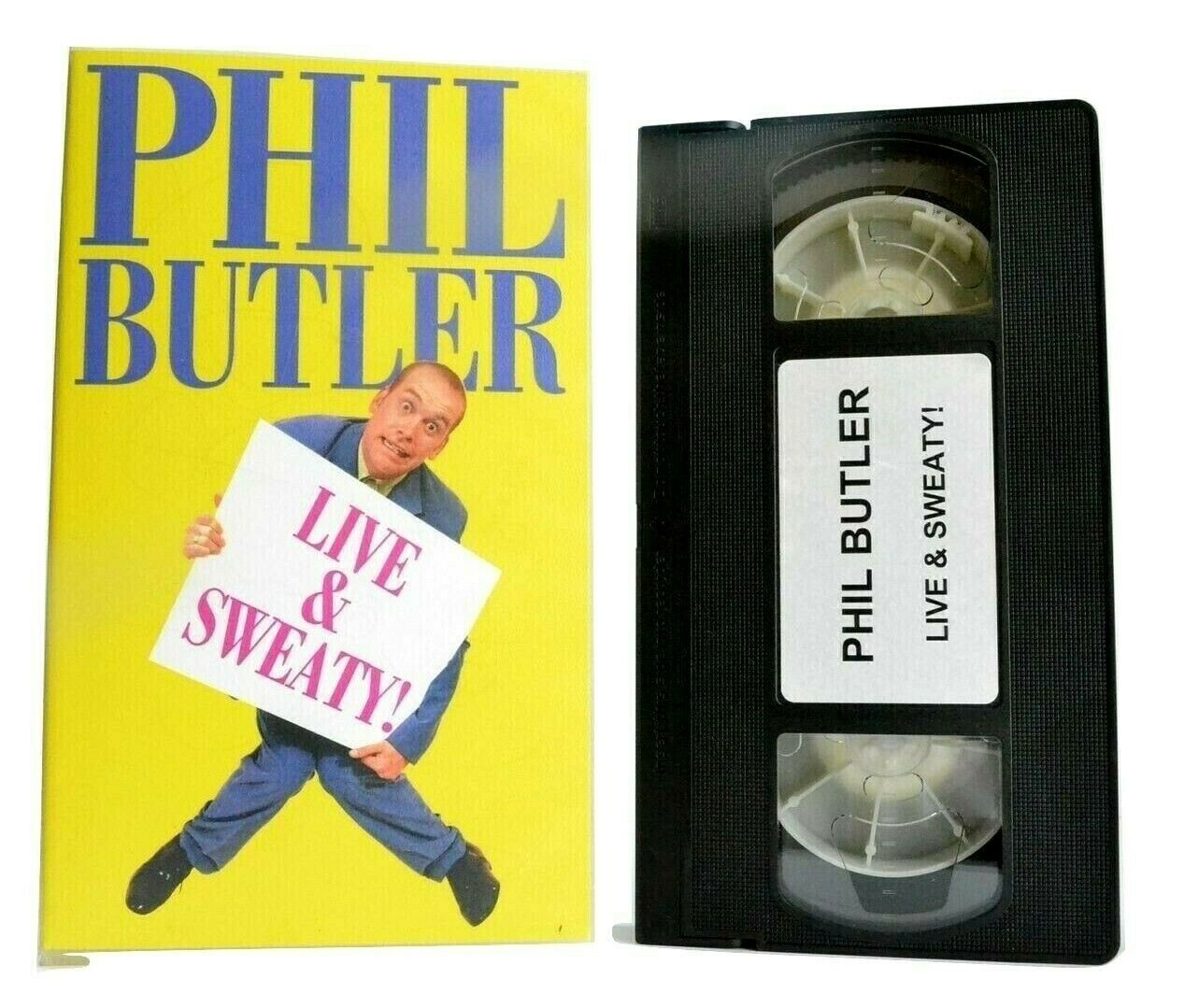 Phil Butler: Live And Sweaty - Woooyah - Stand-Up - Comedy - Signed Pal VHS-