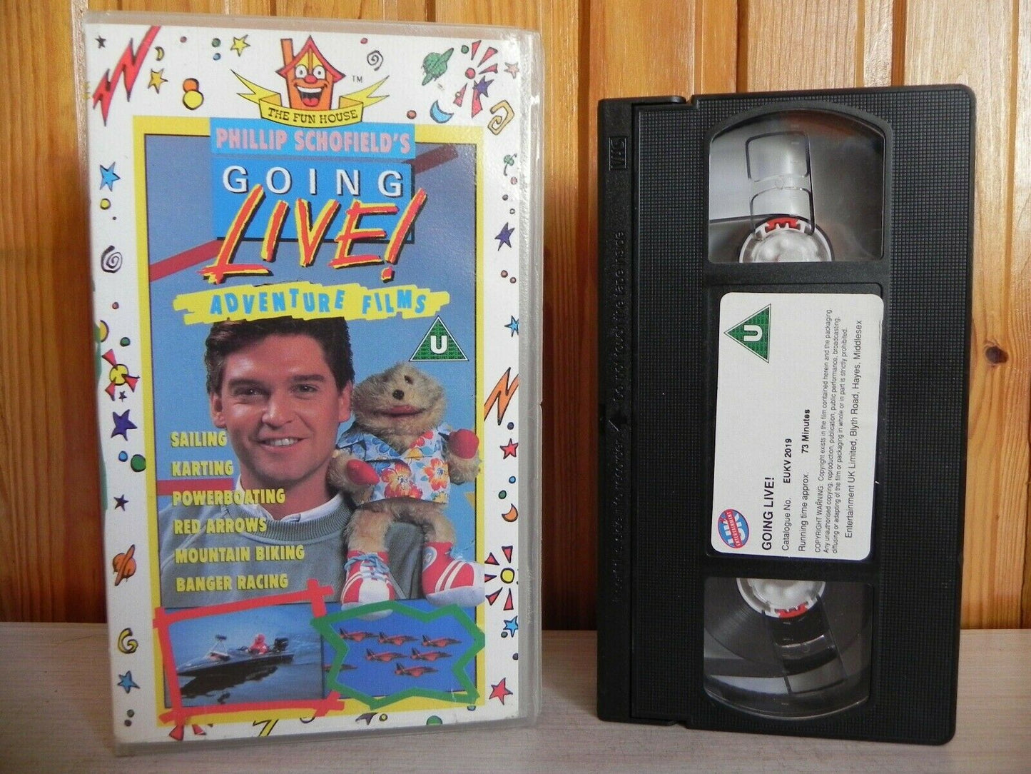 Phillip Schofield's Going Live: The Fun House - 80's Retro Kids - Children's VHS-