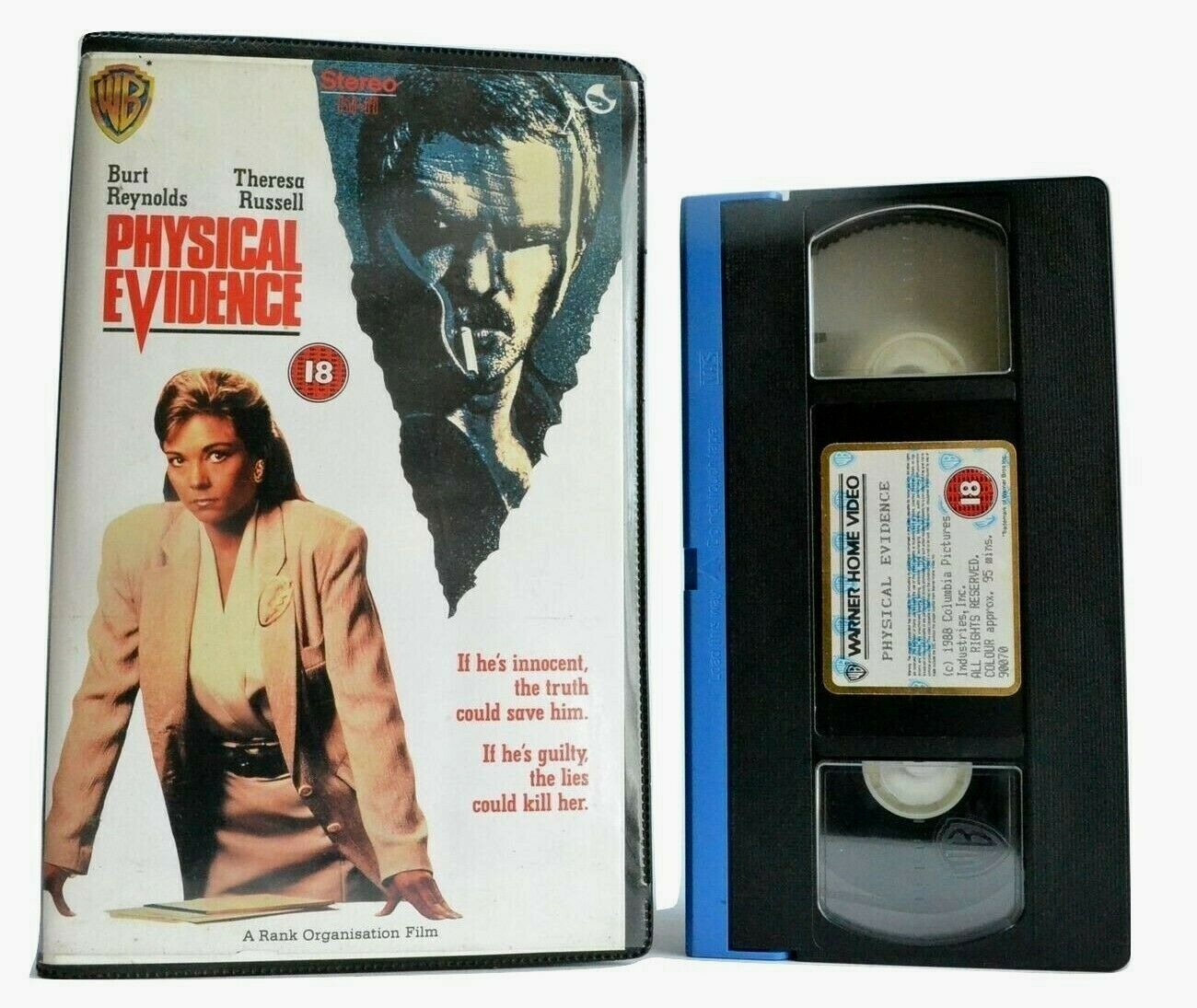 Physical Evidence - Murder Mystery - Action - Ex-Rental - Burt Reynolds - VHS-