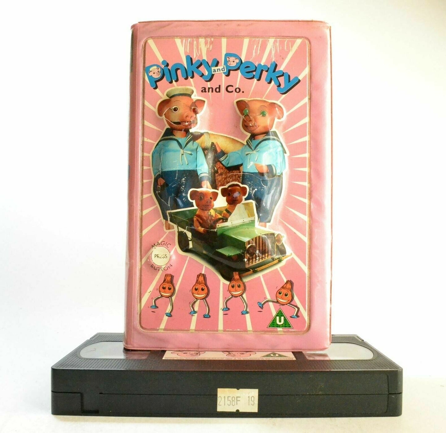 Pinky And Perky: 60's TV Classic - Hilarious Adventures - Children's - Pal VHS-