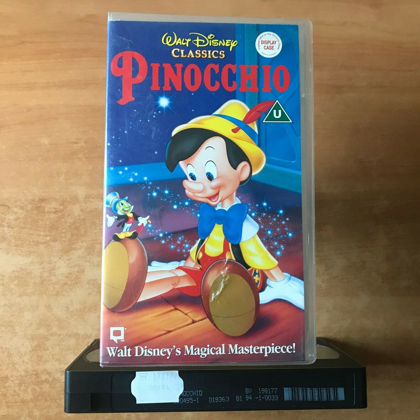 Pinocchio (1940); [Sample Tape] Carlo Collodi - Animated - Children's - Pal VHS-