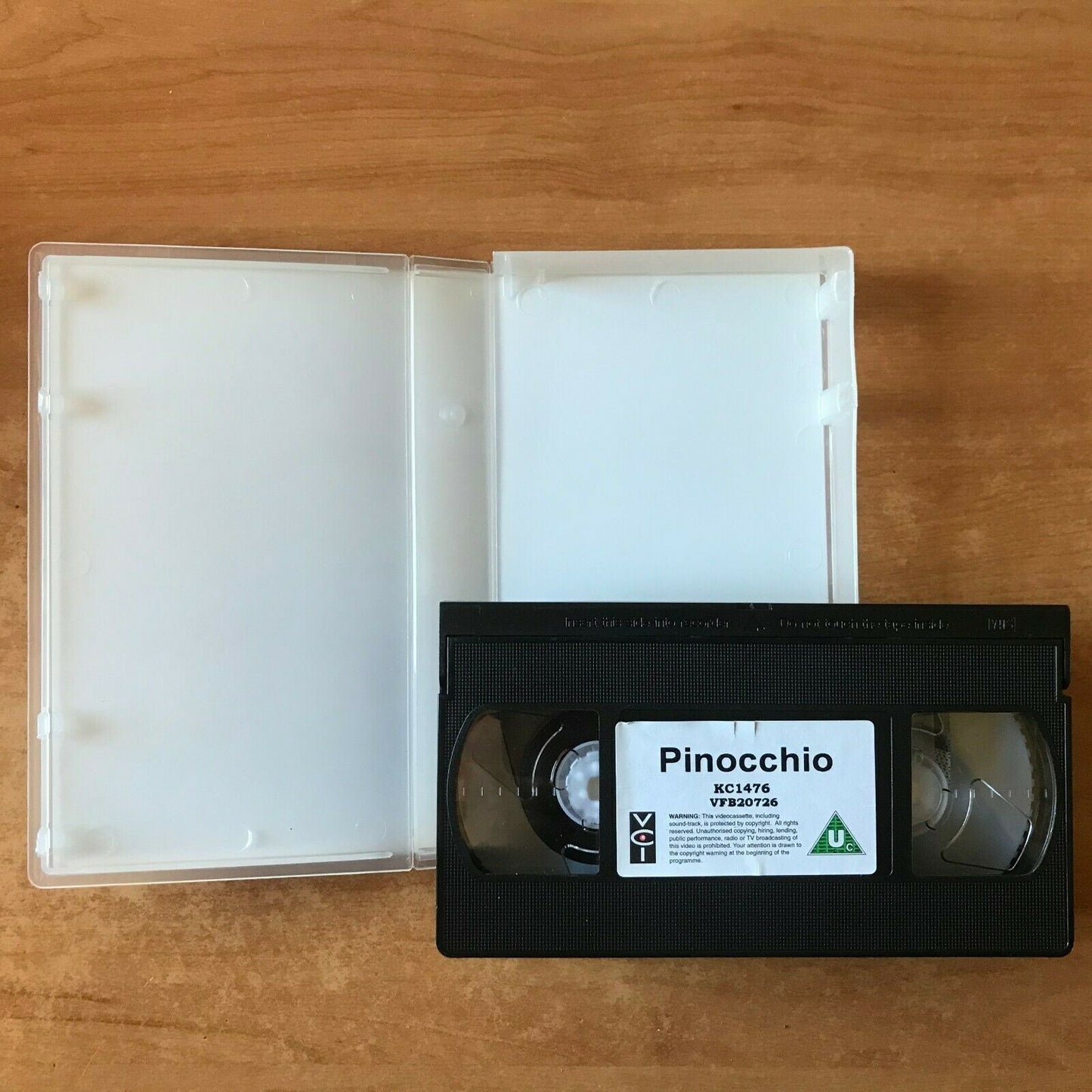 Pinocchio; [Golden Films] Carlo Collodi - Animated Classic - Children's - VHS-