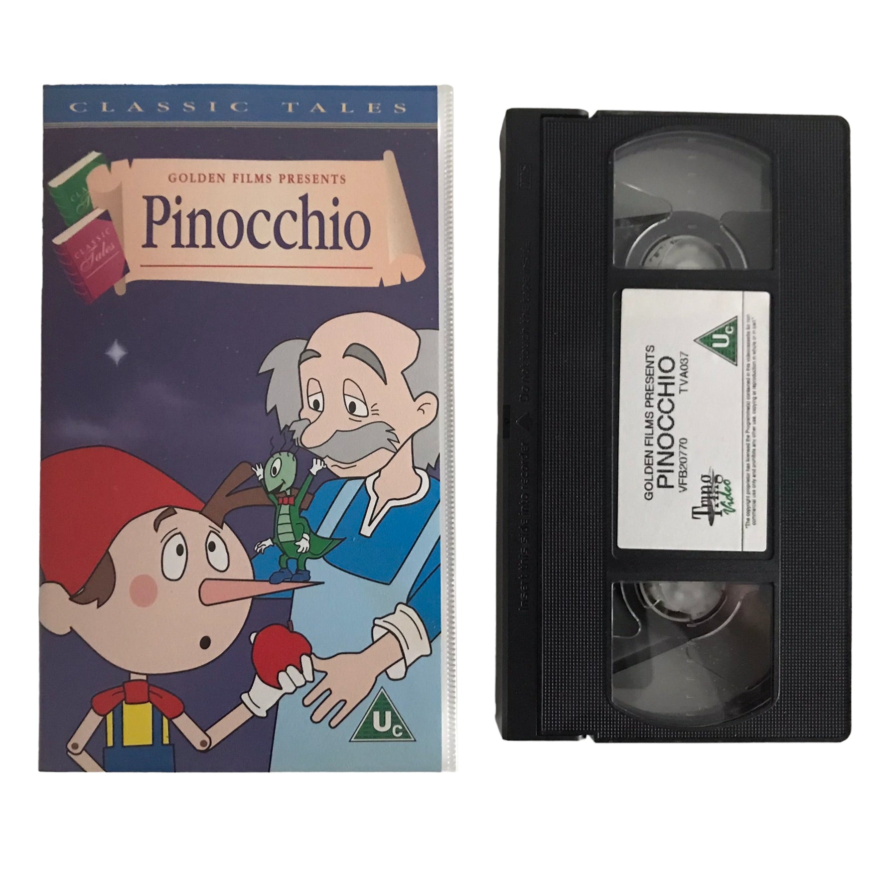 Pinocchio - Tring Video - T217527 - Kids - Pal - VHS-