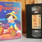 Pinocchio - Walt Disney Classics - Animated - Adventures - Children's - Pal VHS-