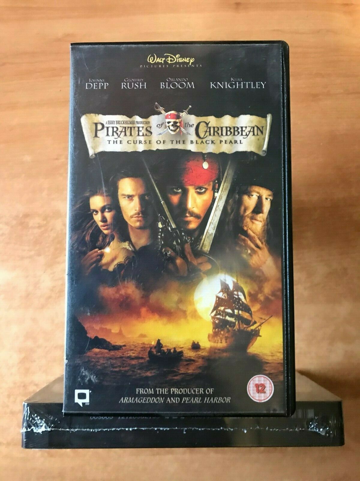 Pirates Of The Caribbean [Black Pearl]: Brand New Sealed - Johnny Depp - Pal VHS-