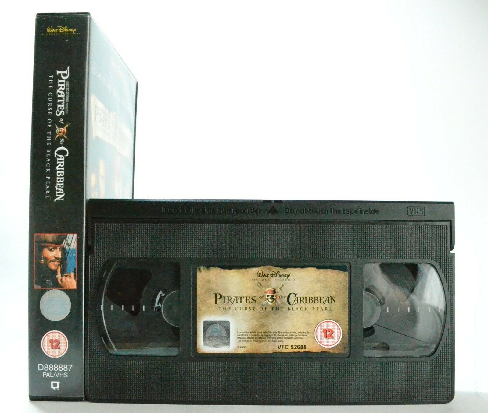 Pirates Of The Caribbean: The Curse Of The Black Pearl - Fantasy - J.Depp - VHS-