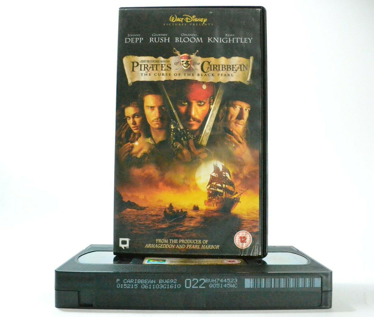 Pirates Of The Caribbean: The Curse Of The Black Pearl - Fantasy - J.Depp - VHS-