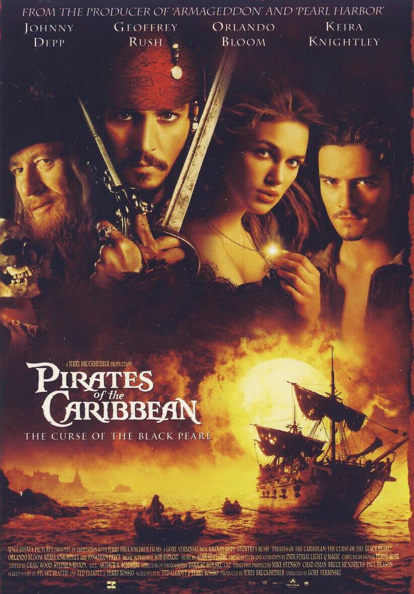 Pirates Of The Caribbean: The Curse Of The Black Pearl - Fantasy - J.Depp - VHS-