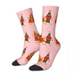 Pizza Coke Fast Food Addict Stockings - Spring Anti Bacterial Socks - Girls Outdoor Medium Soft-