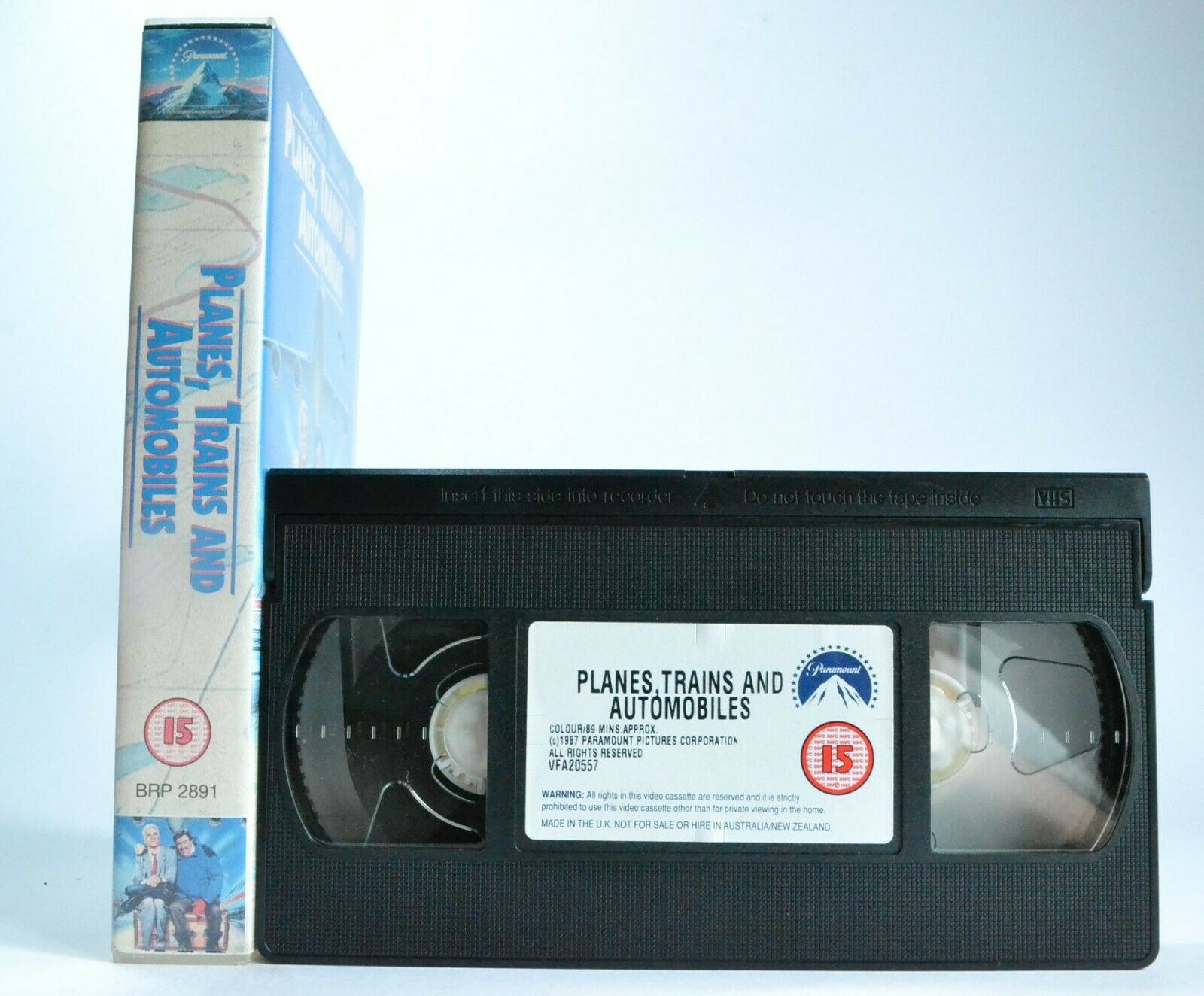 Planes, Trains And Automobiles (1987) - Comedy - Steve Martin/John Candy - VHS-