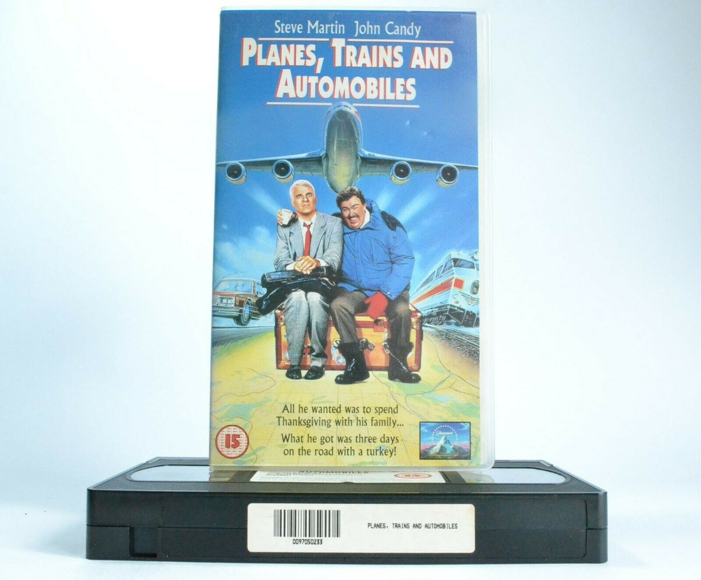 Planes, Trains And Automobiles (1987) - Comedy - Steve Martin/John Candy - VHS-