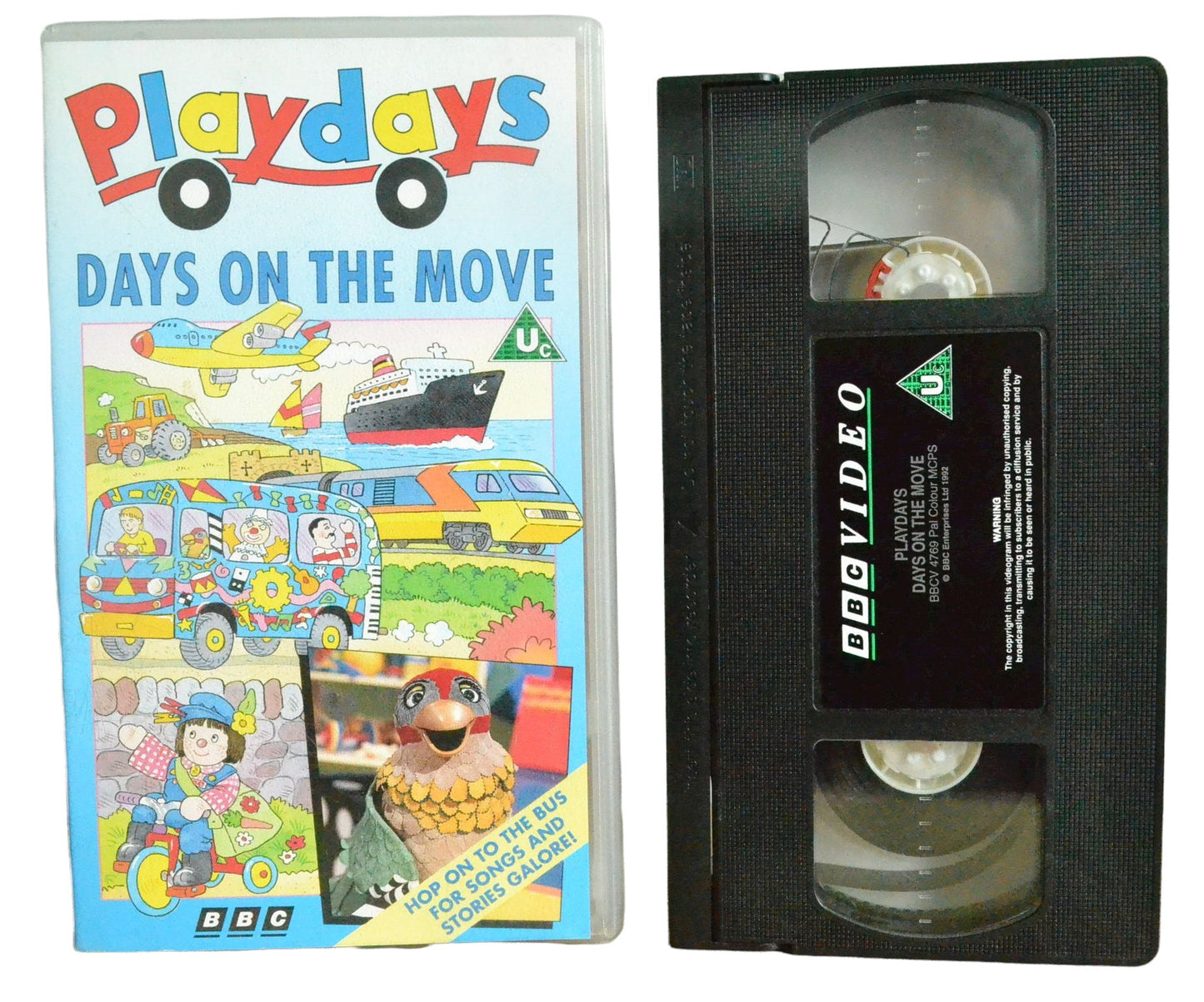 Playdays Days on the Move - BBC Video - Children's - Pal VHS-