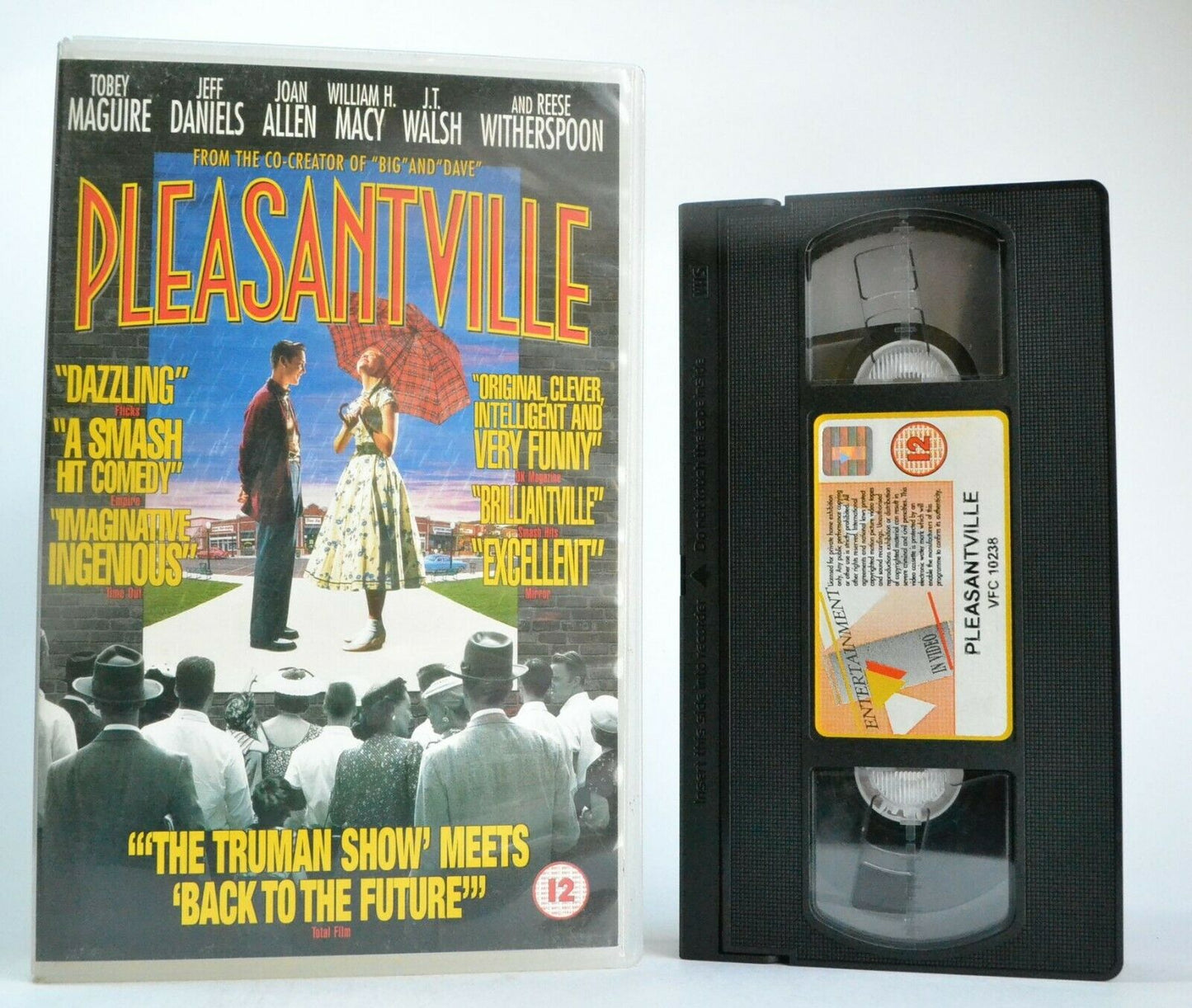 Pleasantville: Drama Comedy (1998) - Large Box - T.Maguire/J.Daniels - Pal VHS-