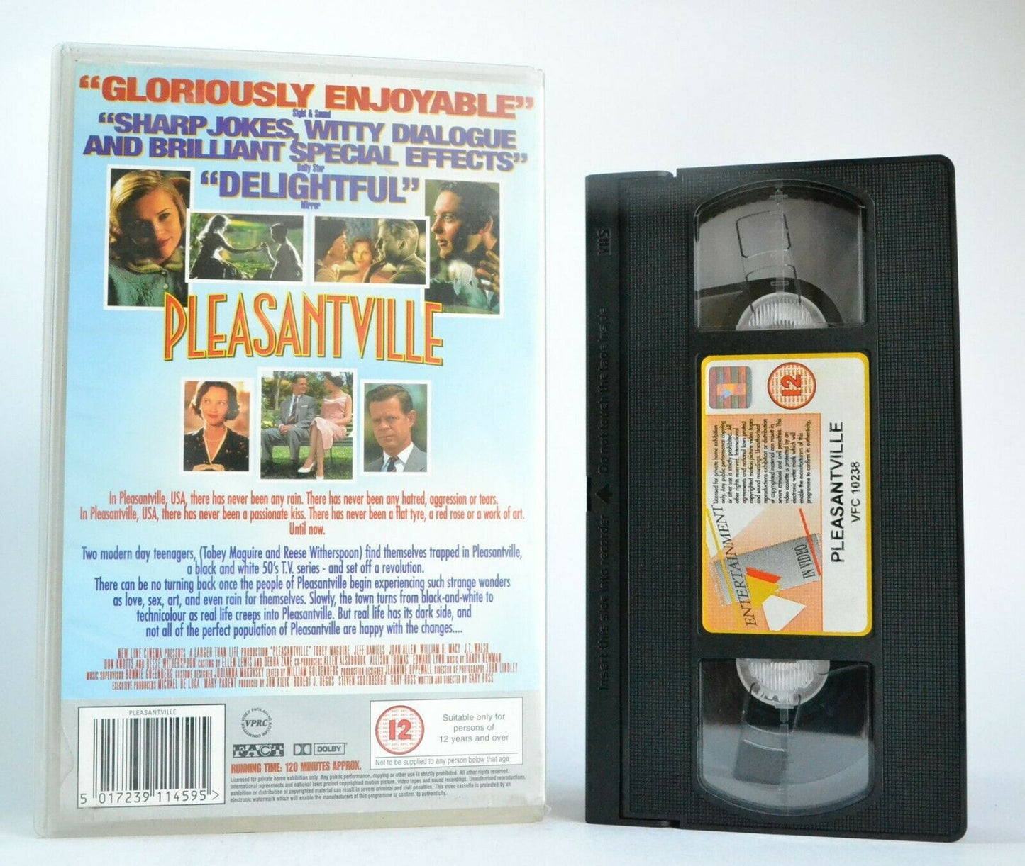 Pleasantville: Drama Comedy (1998) - Large Box - T.Maguire/J.Daniels - Pal VHS-