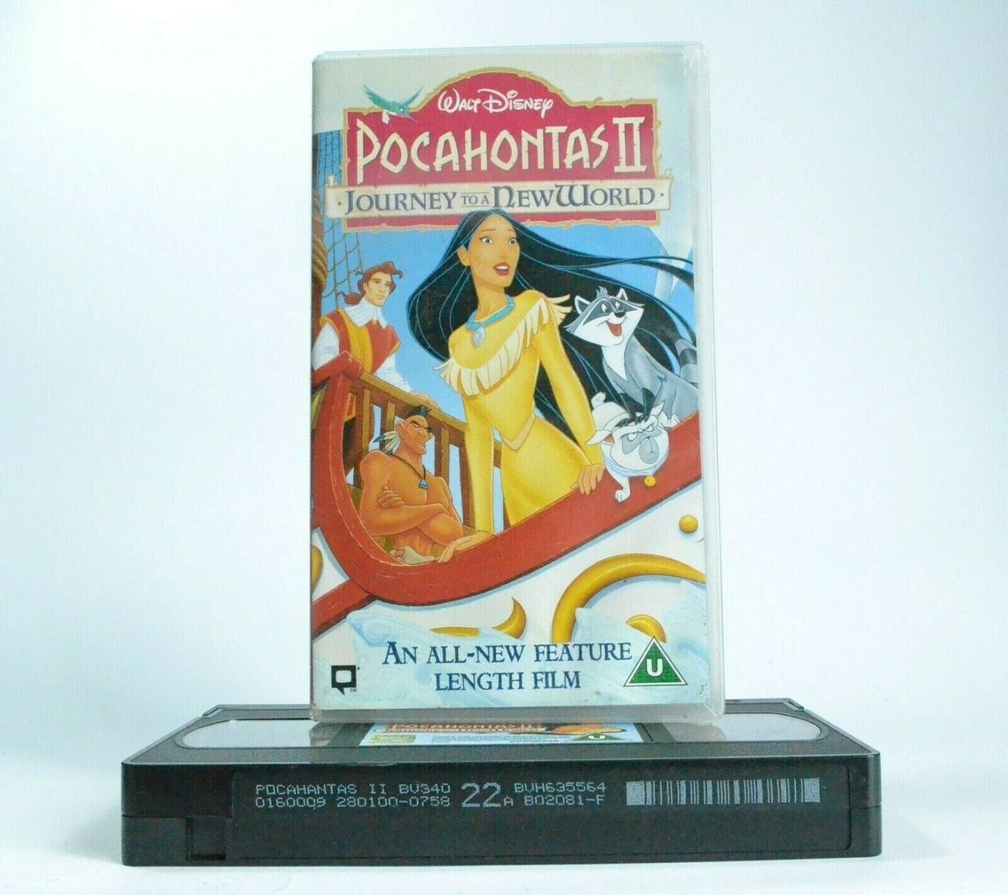 Pocahontas 2: Journey To A New World (1998) - Walt Disney - Children's - Pal VHS-