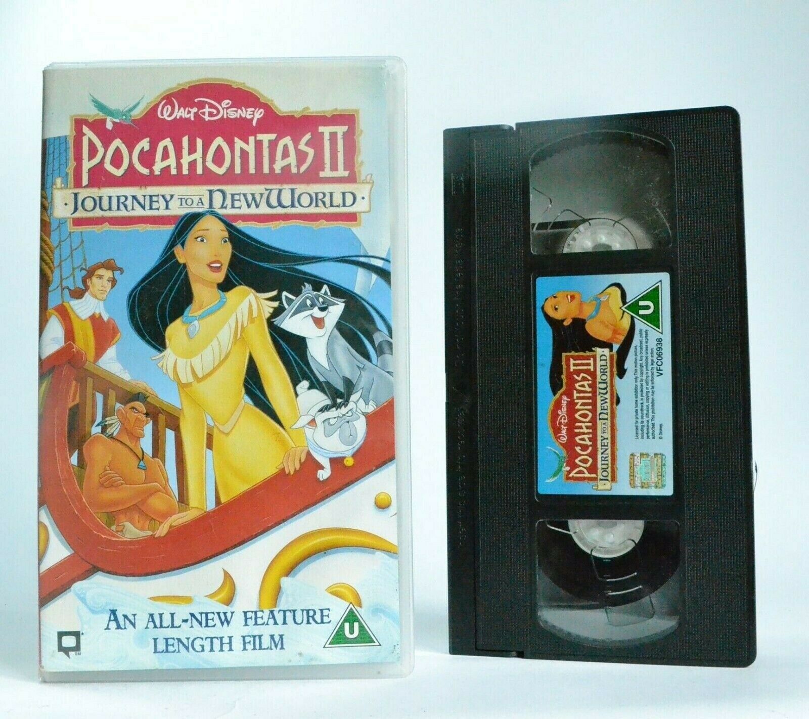 Pocahontas 2: Journey To A New World (1998) - Walt Disney - Children's - Pal VHS-