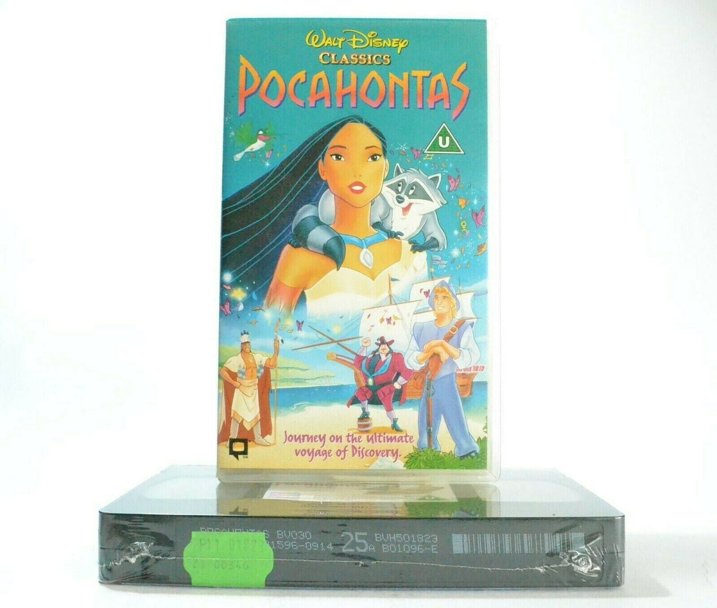 Pocahontas: Animated Musical (1995) - Walt Disney Classic - Children's - Pal VHS-