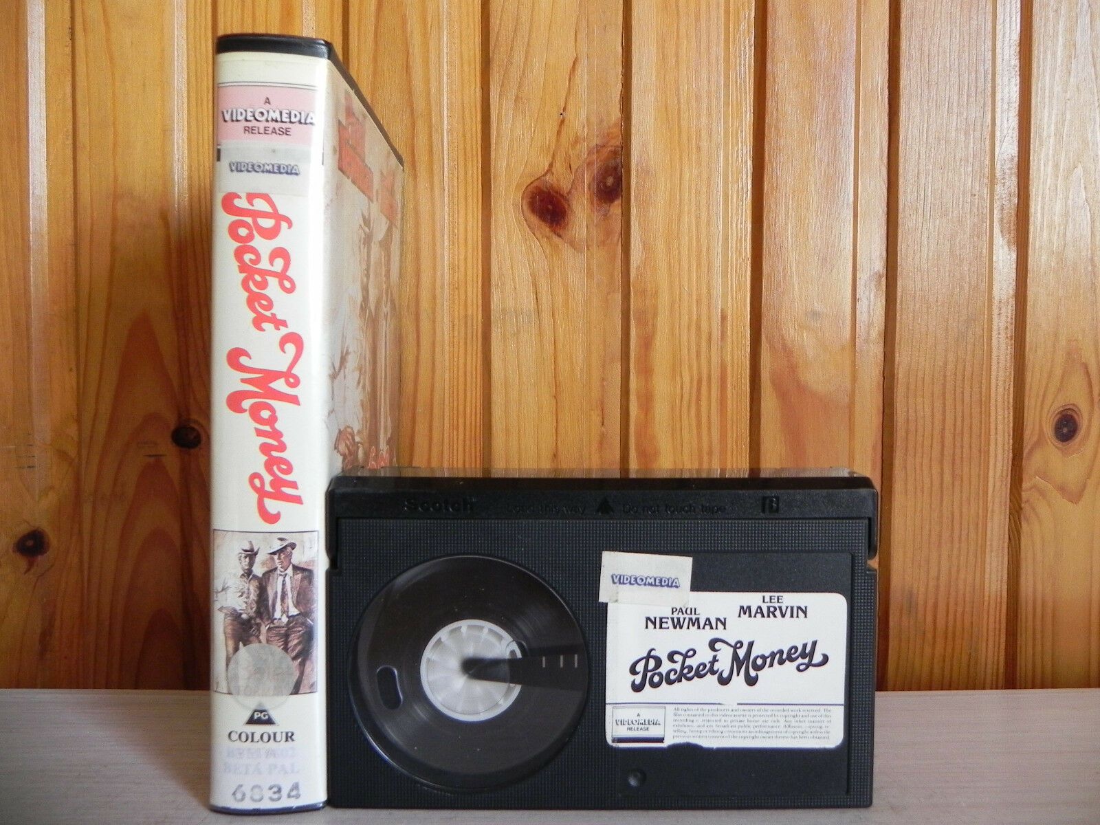 Pocket Money (Video Media): Western - Large Box - Paul Newman - Pre Cert Betamax (211)-