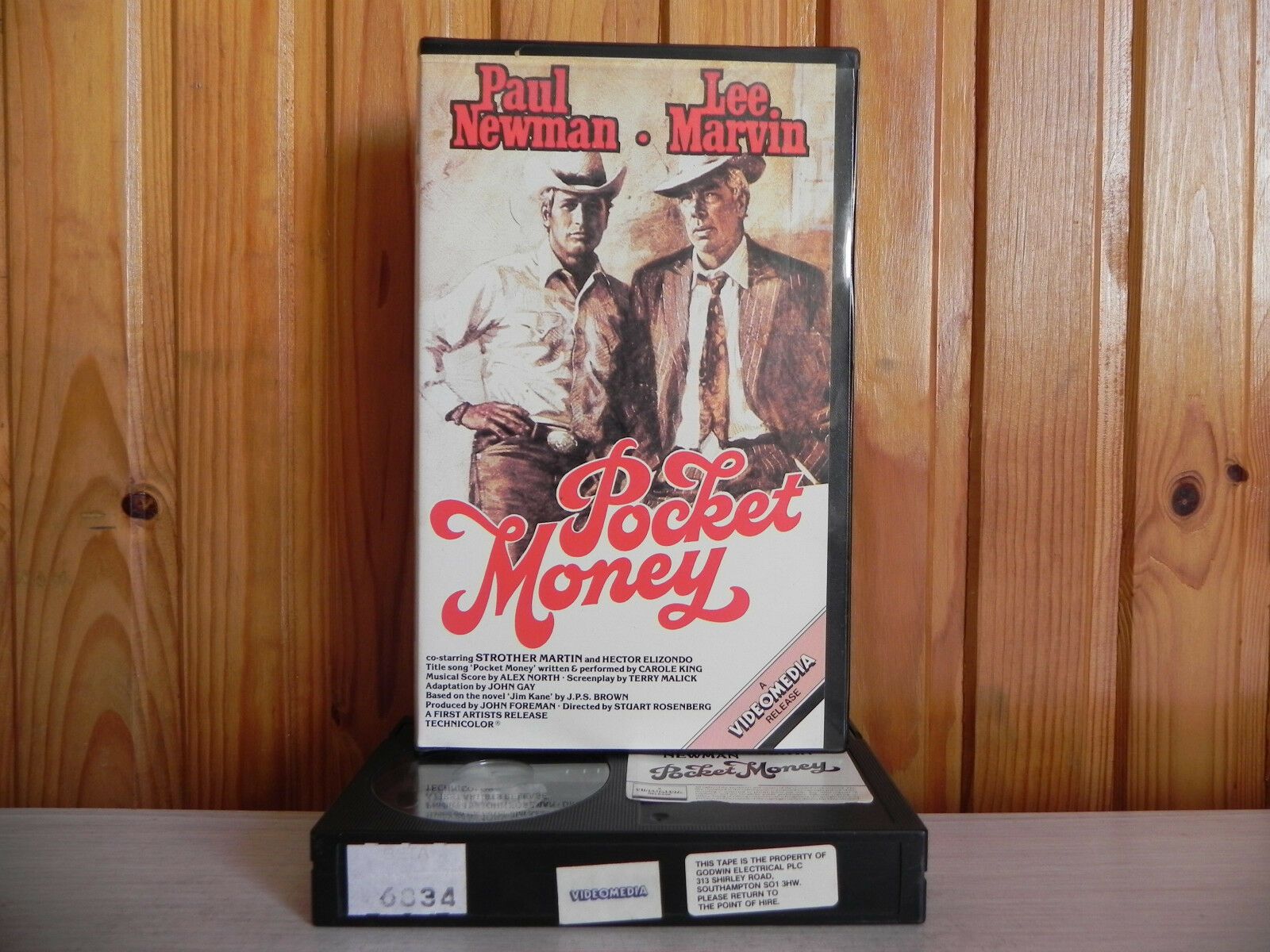 Pocket Money (Video Media): Western - Large Box - Paul Newman - Pre Cert Betamax (211)-