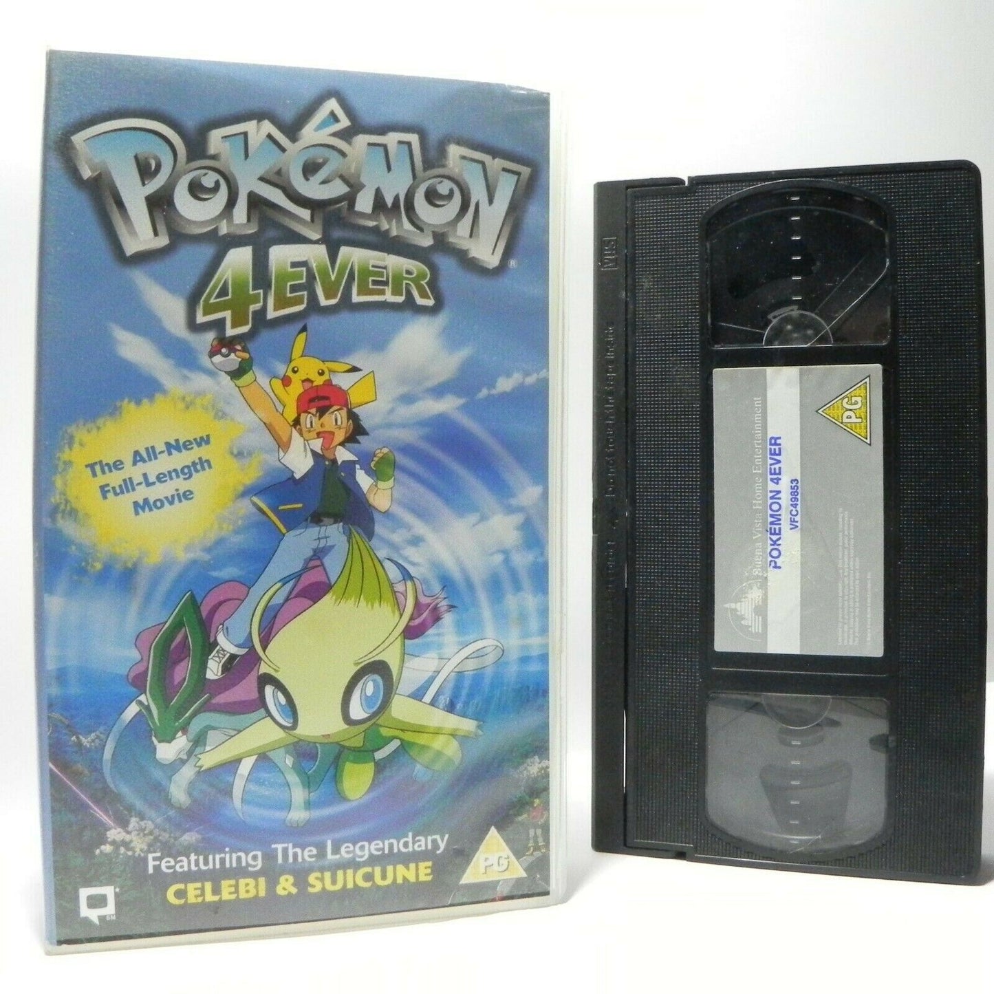 Pokemon 4Ever - Animated - Action Adventures - Full Movie - Children's - Pal VHS-