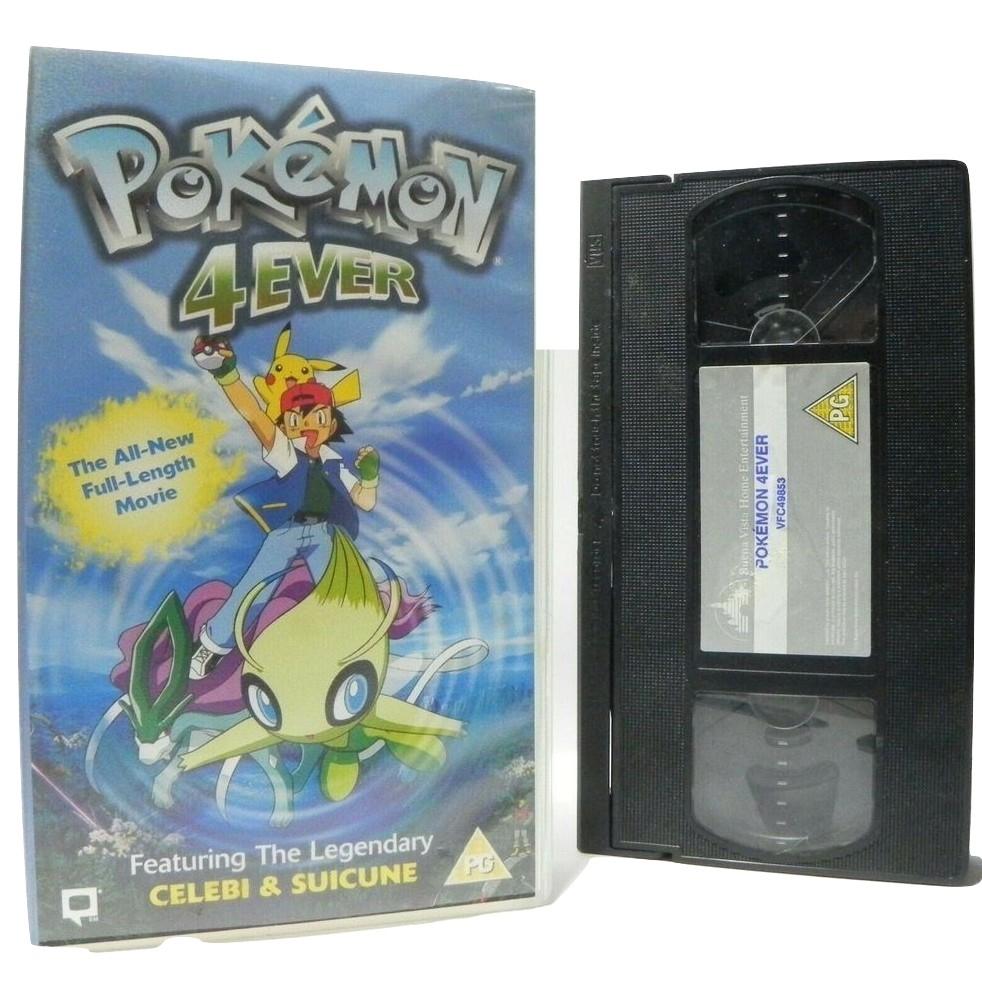 Pokemon 4Ever - Animated - Action Adventures - Full Movie - Children's - Pal VHS-