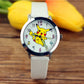 Pokémon Dial Kids Watch - Cute Anime Design - Luminous Quartz Leather Wrist Watch - Perfect Birthday Gift for Kids-14-