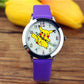 Pokémon Dial Kids Watch - Cute Anime Design - Luminous Quartz Leather Wrist Watch - Perfect Birthday Gift for Kids-9-