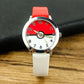 Pokémon Dial Kids Watch - Cute Anime Design - Luminous Quartz Leather Wrist Watch - Perfect Birthday Gift for Kids-8-