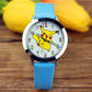 Pokémon Dial Kids Watch - Cute Anime Design - Luminous Quartz Leather Wrist Watch - Perfect Birthday Gift for Kids-11-