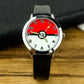 Pokémon Dial Kids Watch - Cute Anime Design - Luminous Quartz Leather Wrist Watch - Perfect Birthday Gift for Kids-1-