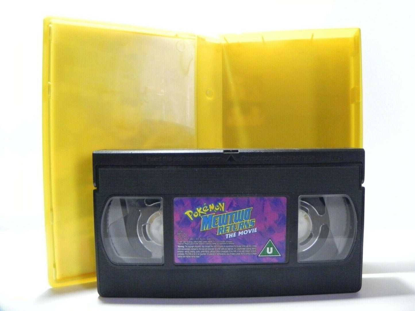 Pokemon Mewtwo Returns: The Movie - Classic Animation - Children's - Pal VHS-