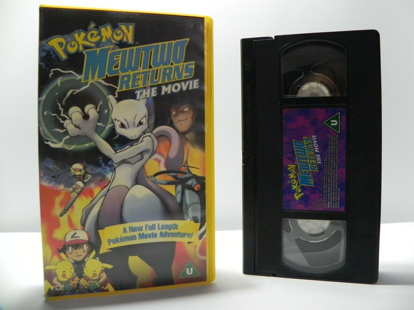 Pokemon Mewtwo Returns: The Movie - Classic Animation - Children's - Pal VHS-