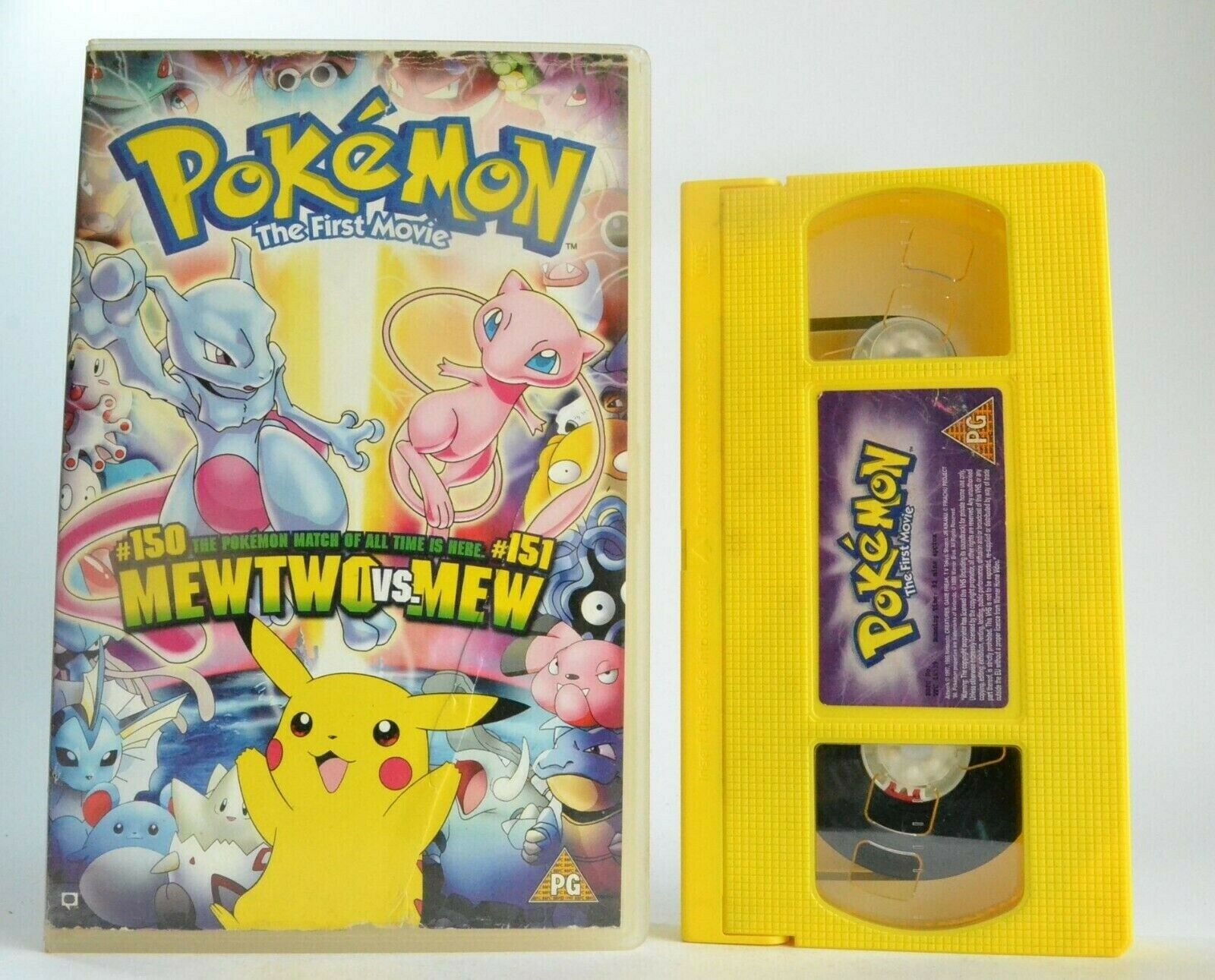 Pokemon The First Movie [Mewtwo Vs. Mew] - Large Mox - Manga - Children's - VHS-